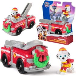 Paw Patrol Ziemassvētku ugunsdzēsēju auto ar Marsala figūriņu