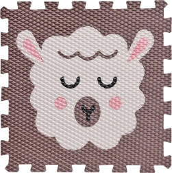 Putas puzle Jēriņš – tumši brūns rotaļu paklājiņš