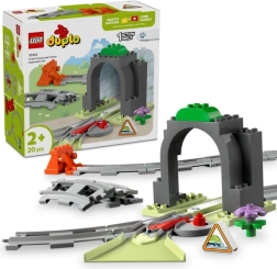 LEGO® DUPLO® 10425 Dzelzceļa tunelis un sliedes – paplašinājuma komplekts