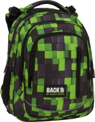 BackUP Metasphere school backpack green-black 24 l