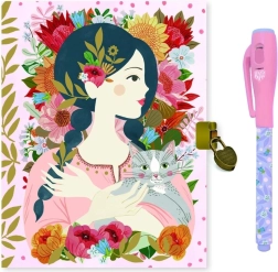 Slepenais dienasgrāmata ar maģisko pildspalvu DJECO Oana