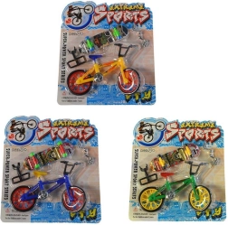 Pirkstu fingerbords ar BMX velosipēdu