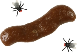 Mākslīgā kaka ar mušām – realistiska joku rekvizīta