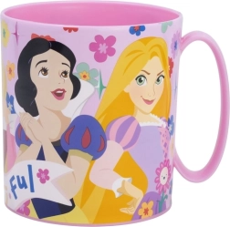 Plastmasas krūzīte 390 ml DISNEY PRINCEZES – rozā