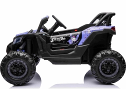 Bērnu elektriskais auto buggy 4x4 KUROMI – violets