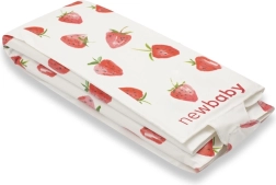 Ceļojumu pārtinamais paklājiņš New Baby Basic Strawberry