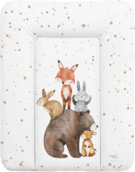 Ceba Baby mīkstais pārtinamais matracītis Basic Forest Friends 50 × 70 cm