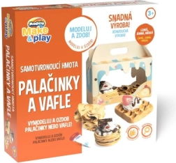 Modelo pašcietējošais plastilīns – pankūku un vafeļu radošais komplekts