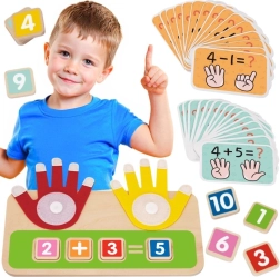 Wooden educational finger-counting toy Tooky Toy