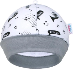 Bērnu kokvilnas cepurīte NEW BABY Music