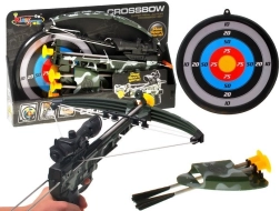 Bērnu arbalets ar lāzera tēmēkli un mērķi