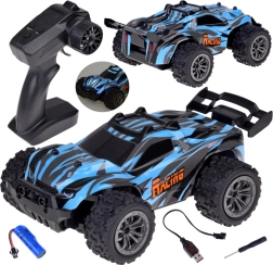 Attālināti vadāma sacīkšu automašīna Rapid Monster ar apgaismojumu