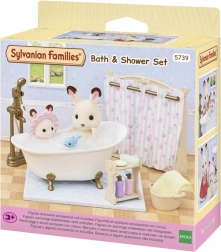 Sylvanian Families vannasistabas komplekts ar vannu un dušu