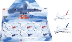 Metāla lidmašīna ar atvilkšanas mehānismu 14 cm