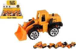 Mini celtniecības auto metāls/plastmasa 7 cm brīvgaita, jaukts veidu komplekts