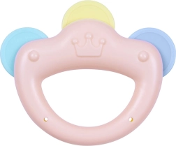 Zobu graužamais ar grabulīti kroņa formā BABY MIX