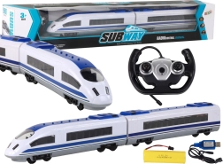 Remote-Controlled Train 65 cm Lights R/C White