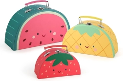 Vilac Set of 3 Suitcases with Fruit Motifs