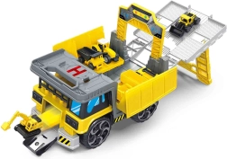 Būvniecības stacija – spēļu komplekts ar ekskavatoru un pašizgāzēju