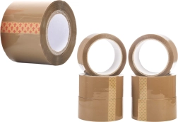 Brūna iepakošanas lente 48 mm × 50 m, sintētiskais kaučuks