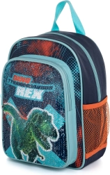 Children's backpack with sequins Dinosaur