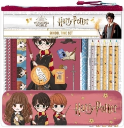Skolas un radošā HARRY POTTER komplekts plastmasas maciņā 24 × 24 × 3 cm