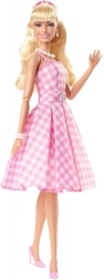 Barbie filmas lelle Margot Robbie rozā kleitā
