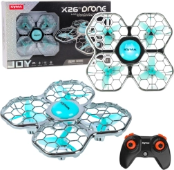 Drons SYMA X26 Pro ar propelleru aizsardzību, akrobātiskiem trikiem un LED apgaismojumu