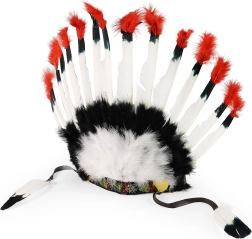 Indiāņu virsaiša galvas lente karnevālam