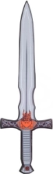 Putu zobens 54 cm bērniem