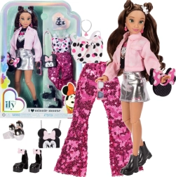 Disney ILY 4Ever modes lelle, iedvesmota no MINNIE MOUSE, ar aksesuāriem 30 cm