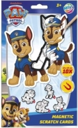 Magnētiskie skrāpējamo attēlu komplekts “Paw Patrol” – 10 magnēti