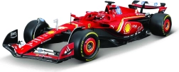 Bburago 1:24 Ferrari F1 SF24 2024 Čārlza Leklēra modeļa būvkomplekts ar statīvu