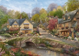 Schmidt puzle “Vasara Cobblestone Village” 2000 gab.
