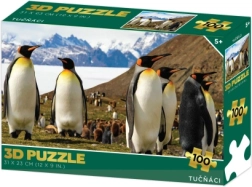 3D puzle pingvīni 100 detaļas