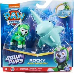 Paw Patrol Aqua Pups Rokijs un zāģzivs – figūriņas ar kustīgu galvu