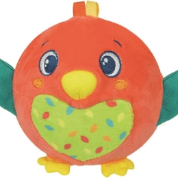 Plīša bumbiņa pūķītis ar grabulīti CLEMENTONI Baby