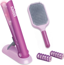 Bērnu matu taisnotājs ar piederumu komplektu 19 cm