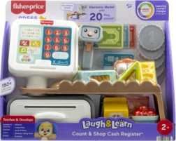 Runājoša Fisher‑Price kase ar skeneri un Smart Stages (cz/sk/eng/hu/pl)