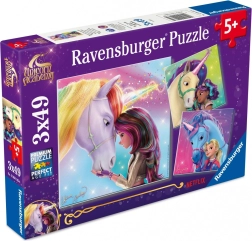 Puzle 3×49 gab. RAVENSBURGER – UNICORN ACADEMY (Vienradžu akadēmija)