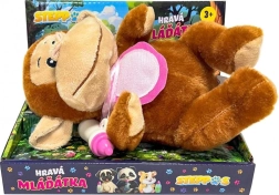 Interaktīvā mērķīte Steppos ar pudelīti