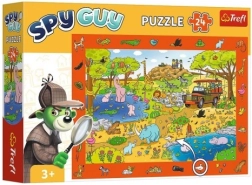 Vērošanas puzle SPY GUY Safari, 24 detaļas