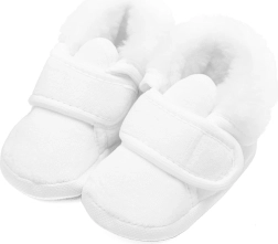 Ziemas zamšādas čībiņas NEW BABY kristībām, 0–3 mēneši, zēnam