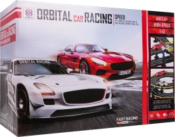 Mega sacīkšu trase R/C 1:43 ar divām automašīnām
