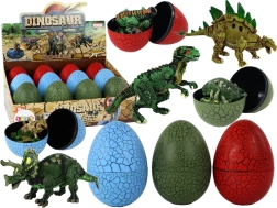 Ola ar dinozaura figūriņu, 3 krāsas, 9 cm