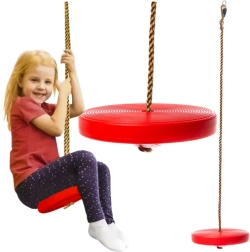 Dārza šūpoles apaļas plastmasas