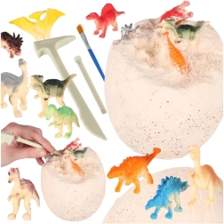 Arheoloģijas komplekts dinozauru ola – 12 figūriņas