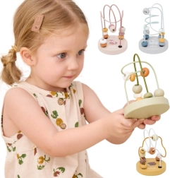POLARB wooden bead maze for fine motor development