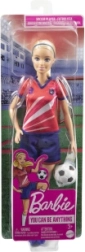 Barbie futboliste sarkanā kreklā