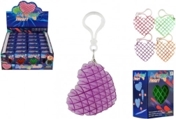 Fidžeta piekariņš sirds formā, maināmas formas – antistresa